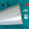 RESKIT RSU48-0430 Mirage 2000-5 nose cone for Kinetic/Italeri kit (3D Printed) 1/48